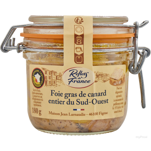 180G FOIE GRAS CND ENTIER RDF