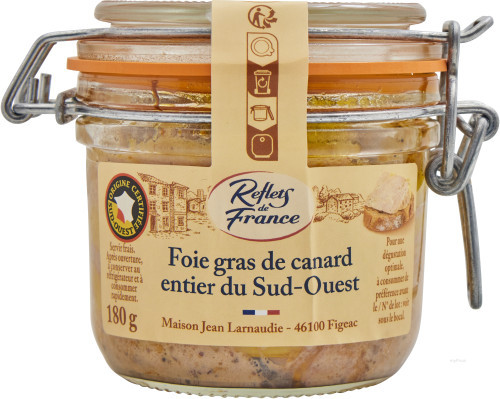 180G FOIE GRAS CND ENTIER RDF