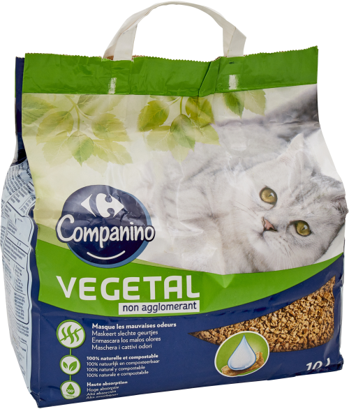 LITIERE VEGETAL 4,2KG CHAT CRF