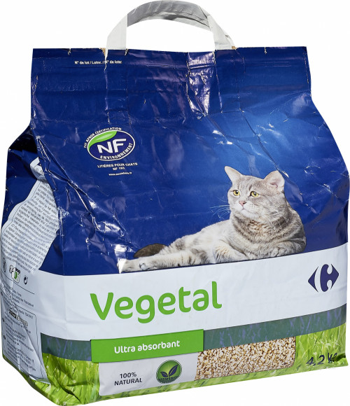 LITIERE VEGETAL 4,2KG CHAT CRF