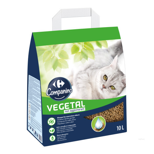 LITIERE VEGETAL 4,2KG CHAT CRF