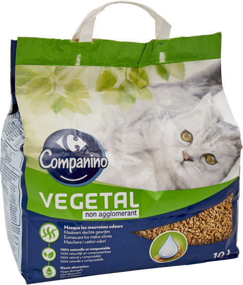 LITIERE VEGETAL 4,2KG CHAT CRF