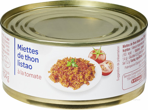 1/5 MIETTES THON TOMATE  PPB