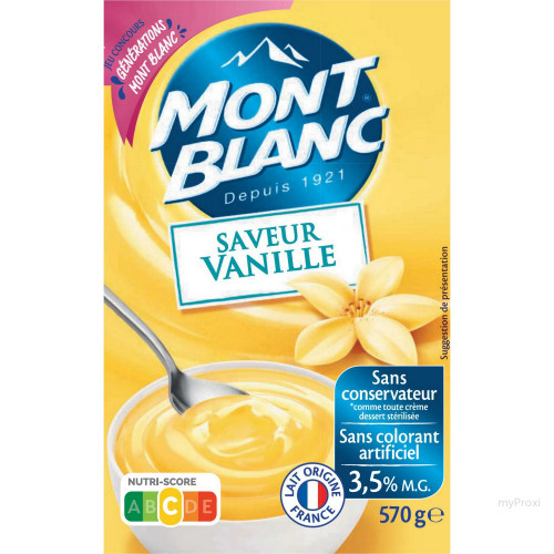 MONT BLANC VANILLE 570G
