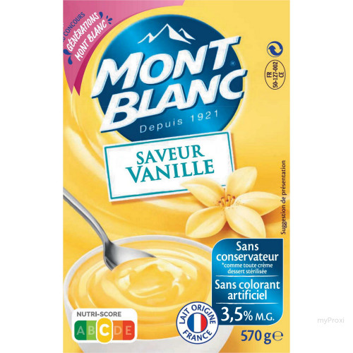 MONT BLANC VANILLE 570G