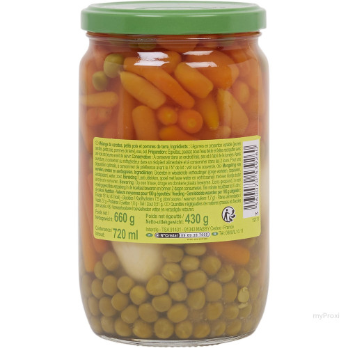 72CL GARNIT.3 LEGUMES CRF CLAS