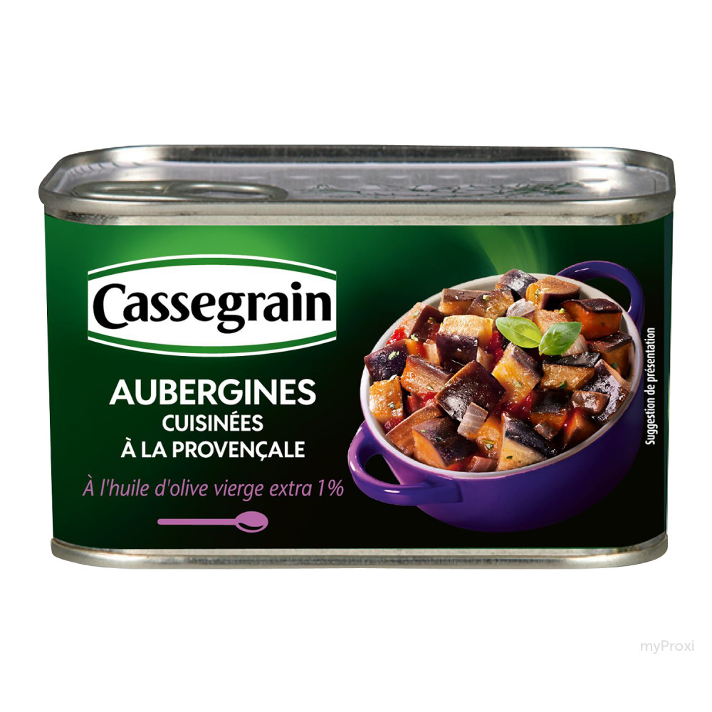 1/2 AUBERGINES CASSEGRAIN NC