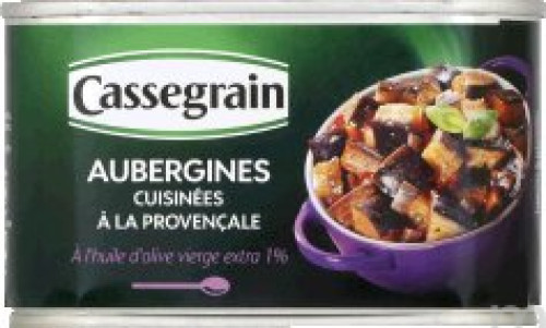 1/2 AUBERGINES CASSEGRAIN NC