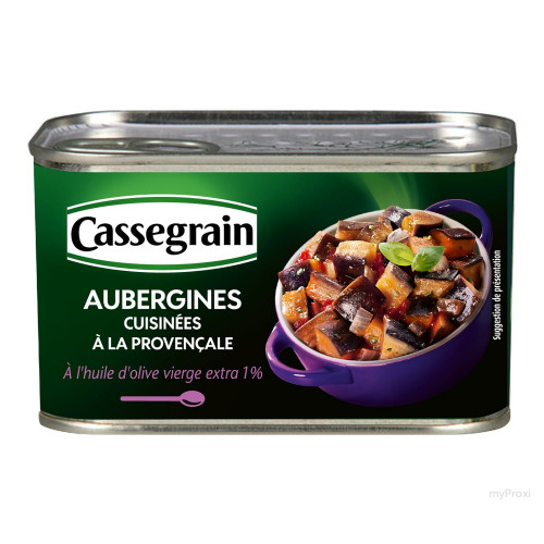 1/2 AUBERGINES CASSEGRAIN NC