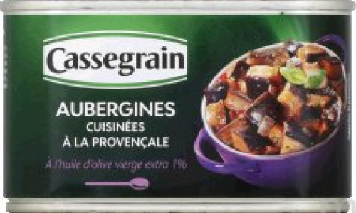1/2 AUBERGINES CASSEGRAIN NC
