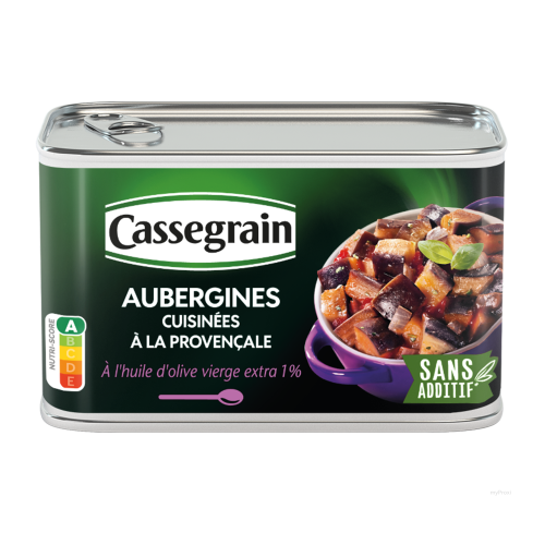 1/2 AUBERGINES CASSEGRAIN NC