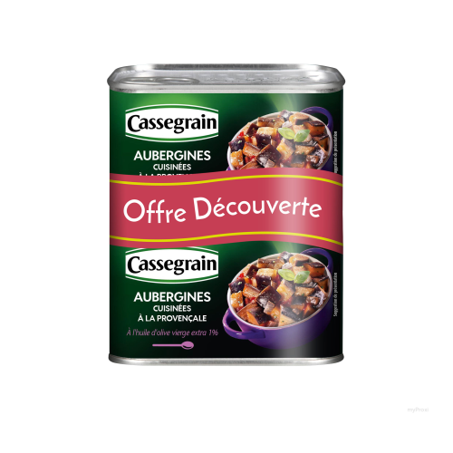 1/2X2 AUBERGINES PROVENC CASSE