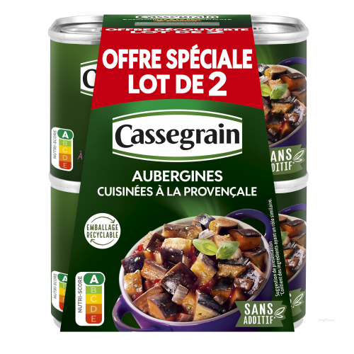 1/2X2 AUBERGINES PROVENC CASSE