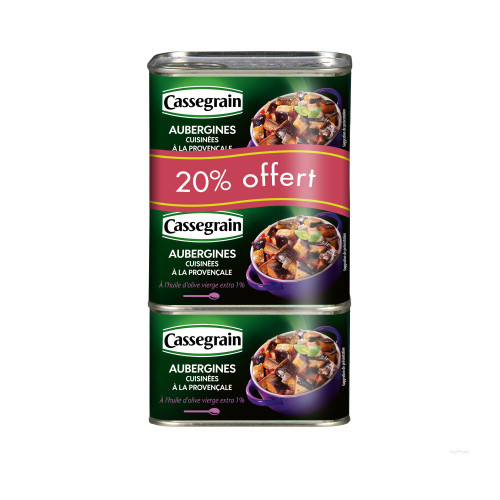 LOT 3 AUBERGINE CASSEG+20%