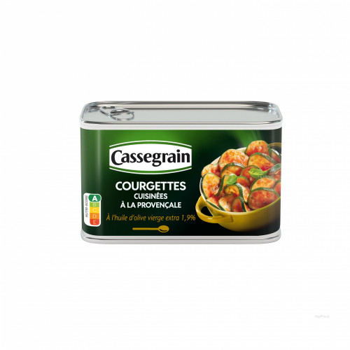 1/2 COURGETTES CASSEGRAIN NC
