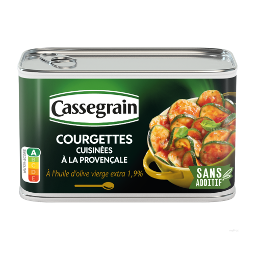 1/2 COURGETTES CASSEGRAIN NC
