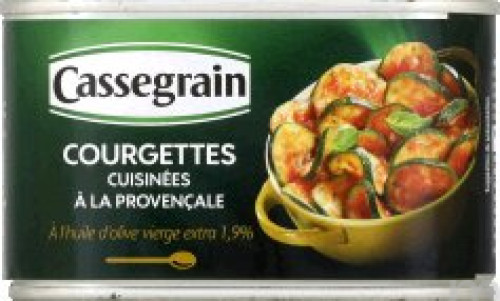 1/2 COURGETTES CASSEGRAIN NC
