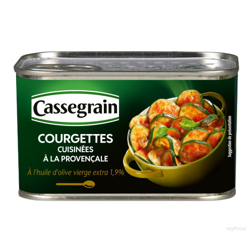 1/2 COURGETTES CASSEGRAIN NC