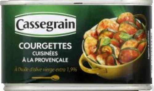 1/2 COURGETTES CASSEGRAIN NC