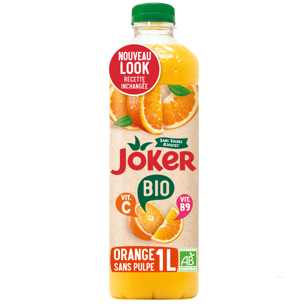 1L ORANGE BIO SS PULPE JOKER