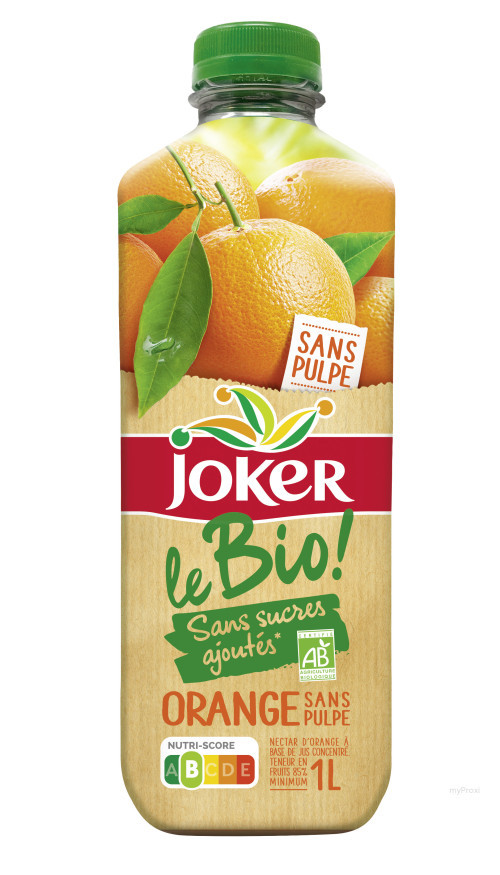 1L ORANGE BIO SS PULPE JOKER