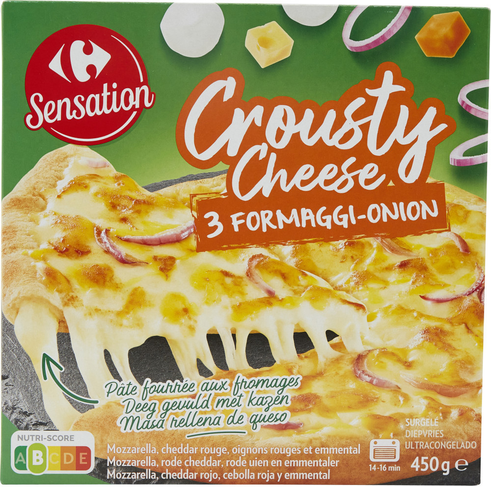 450G PIZZA CROUSTY CHEESE CRF