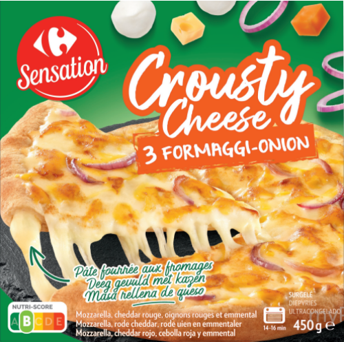 450G PIZZA CROUSTY CHEESE CRF