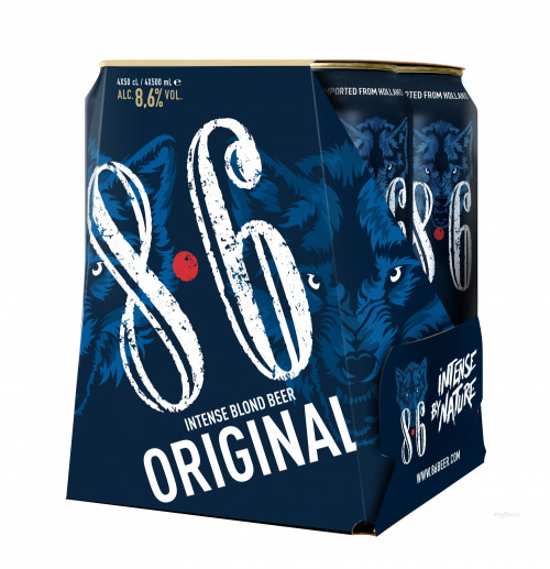 8.6 ORIGINAL PACK 4X50CL 8,6%