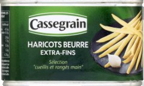 1/2 HARICOT BEURRE CASSEGRAIN