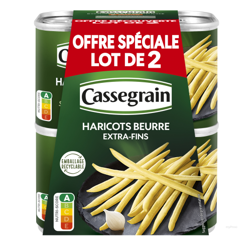 2X1/2 HARICOT BEURRE CASSEGRAI