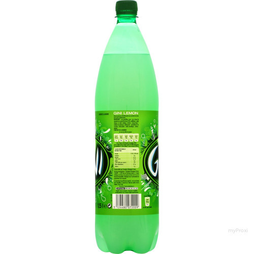 PET 1.5L SODA LEMON GINI