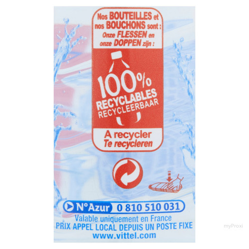 PET 1L EAU MINERALE VITTEL