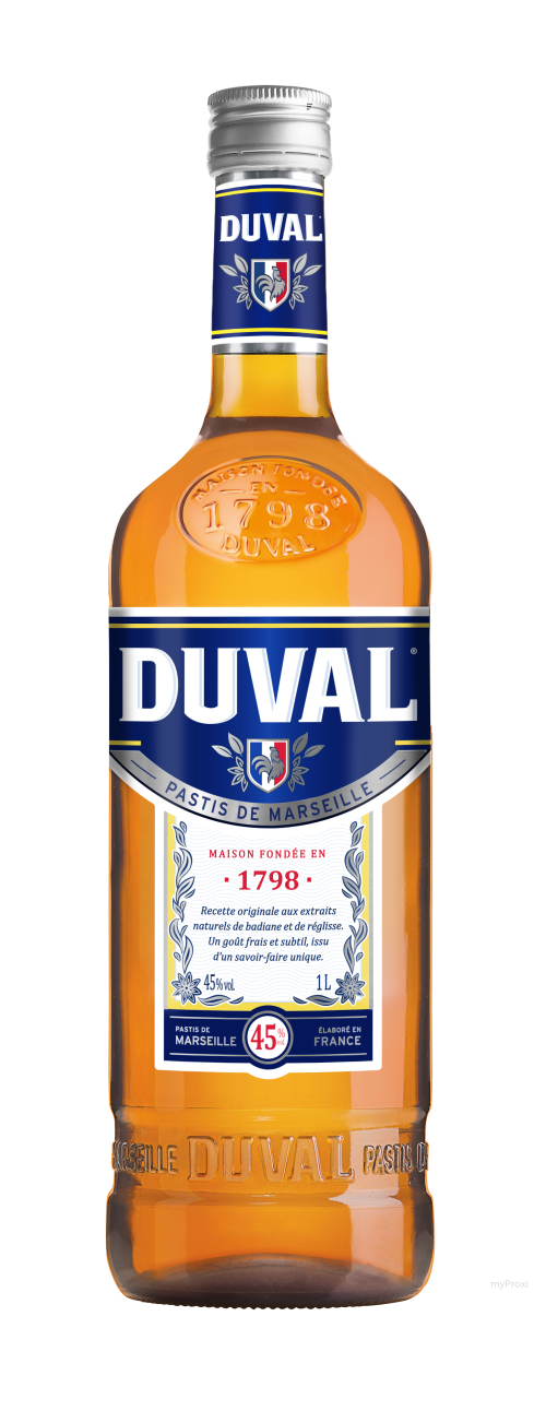 1L PASTIS 45%V DUVAL