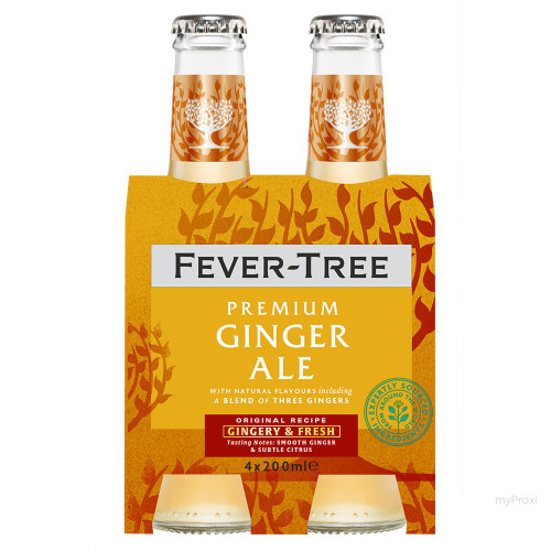 4X20CL FEVER TREE GINGER ALE