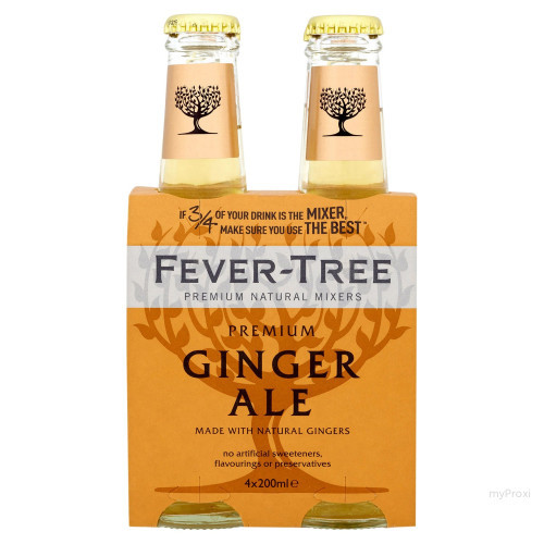 4X20CL FEVER TREE GINGER ALE