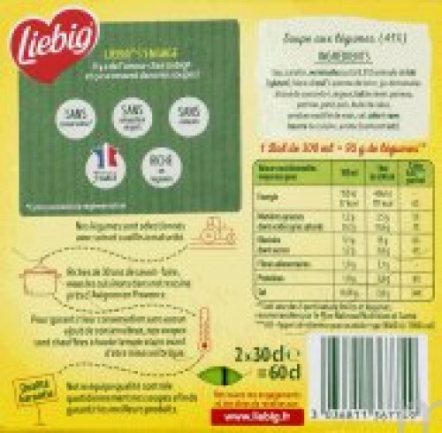 2X30CL LEGUME PATES LIEBIG