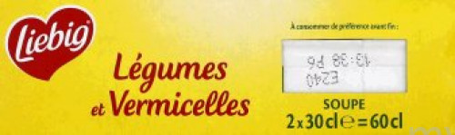 2X30CL LEGUME PATES LIEBIG