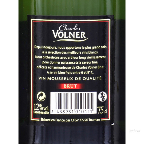 75CL MOUSSEUX BRUT CH.VOLNER
