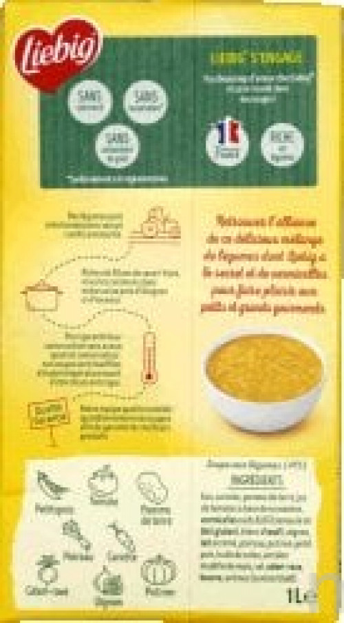 1L LEGUMES ET PATES LIEBIG