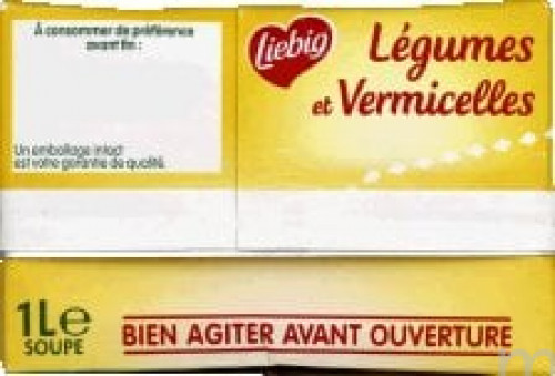 1L LEGUMES ET PATES LIEBIG