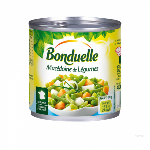 1/2 MACEDOINE LEGUME BONDUELLE