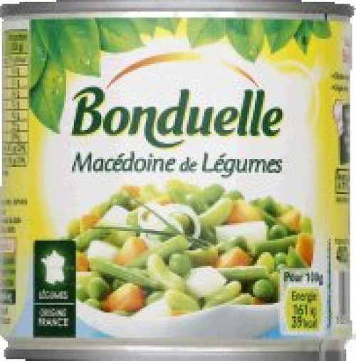 1/2 MACEDOINE LEGUME BONDUELLE