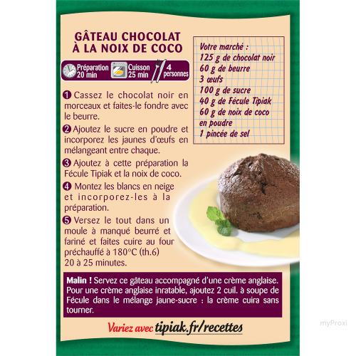 BTE 250G FECULE P.D.T TIPIAK