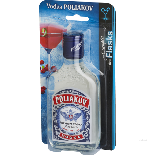 20C FLASK VODKA 37.5% POLIAKOV