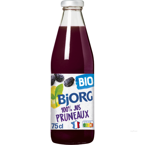 75CL JUS DE PRUNEAUX BJORG BIO