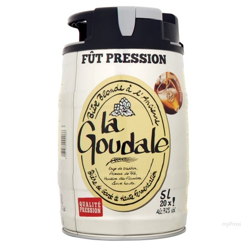 FUT 5L BIERE LA GOUDALE 7,2%