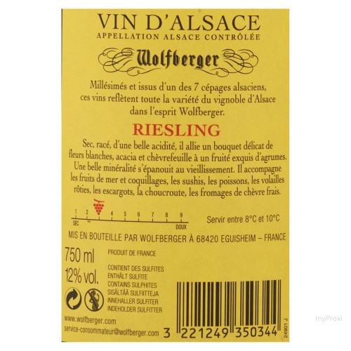 75CL RIESLING BLC ML WOLFBERGE