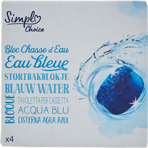 4X50G BLOC WC EAU