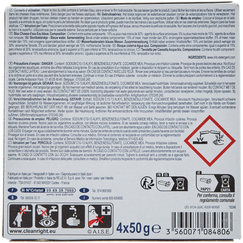 4X50G BLOC WC EAU