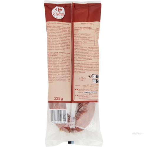 225G CHORIZO FORT CRF EXTRA